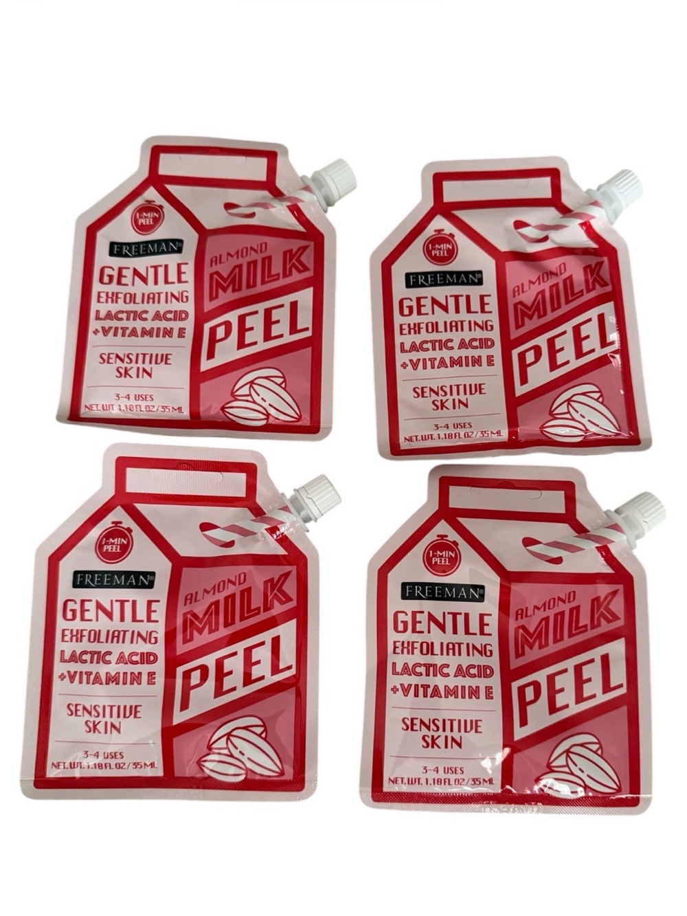 Freeman Almond Milk Peel 4 Pack